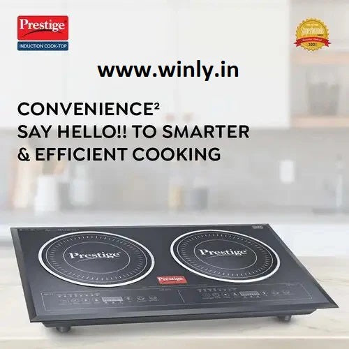 Unlock Your Culinary Potential with the Prestige Double Induction Stove: Efficiency and Elegance Combined!