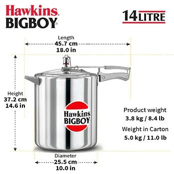 Hawkins Bigboy Pressure Cook Commercial Heavy Duty