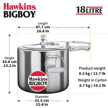 Hawkins Bigboy Pressure Cook Commercial Heavy Duty