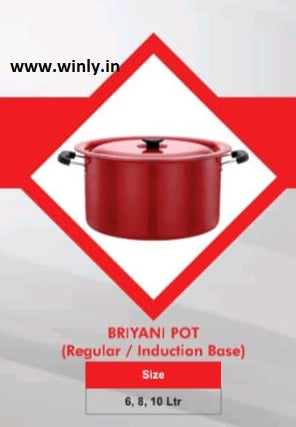 Mithra Briyani Pot Non Stick 3mm Thick