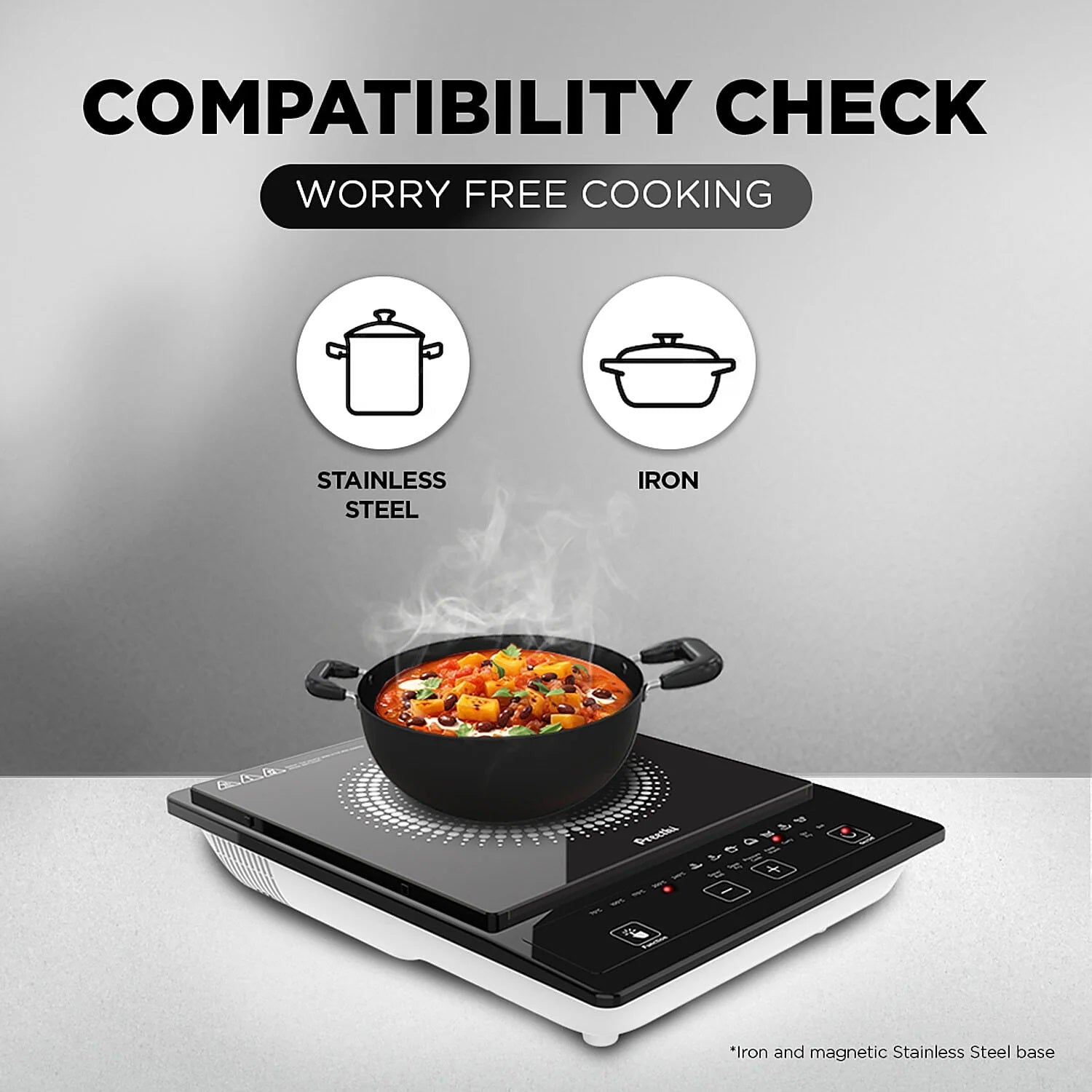 Preethi Indicook IC123 1600W Induction Cooktop