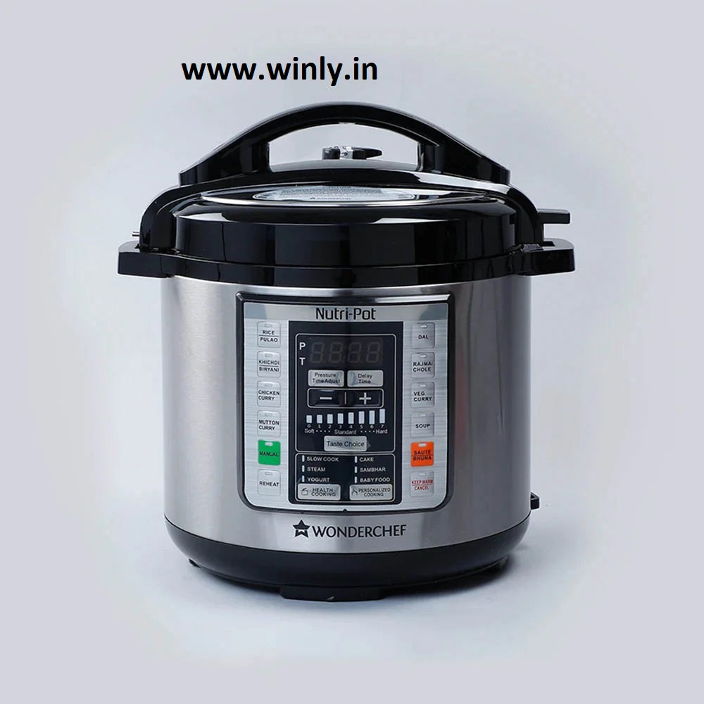 Wonderchef Nutri-Pot Electric Pressure Cooker with 7-in-1 Functions