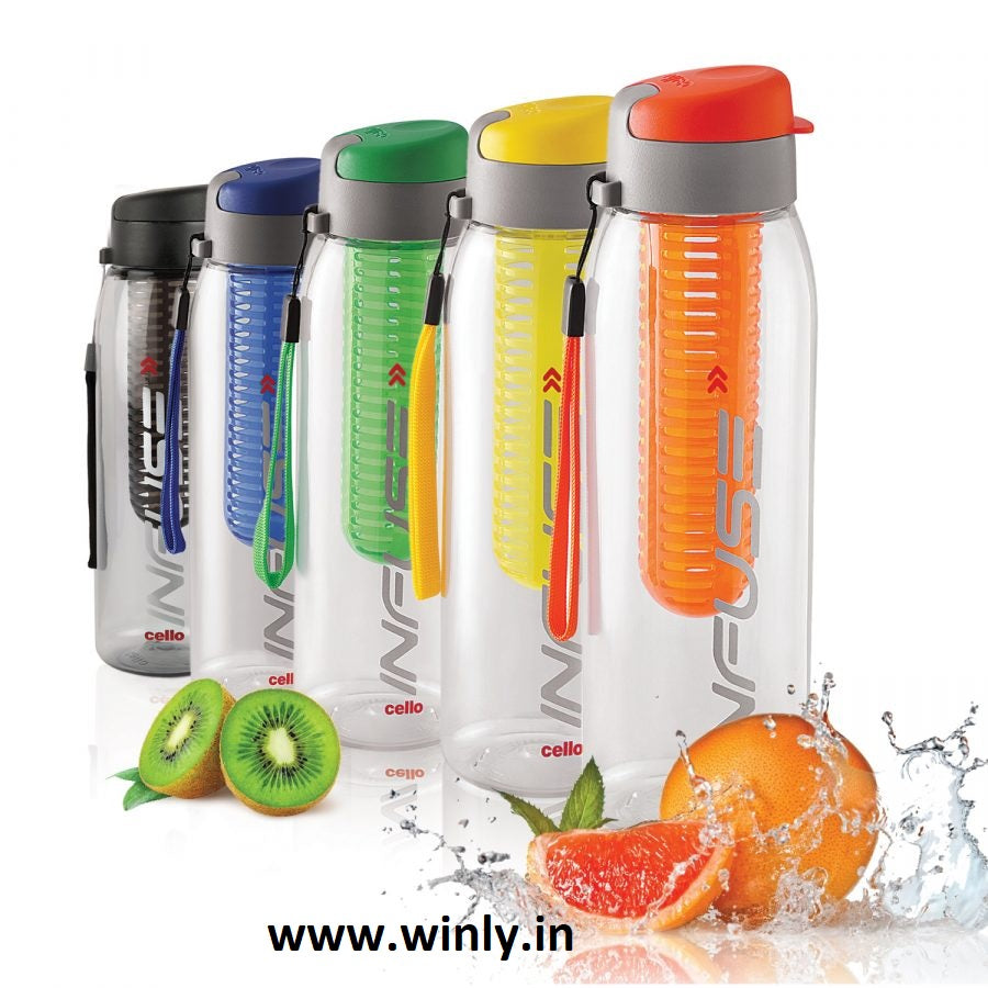 Cello Infuse Plastic Water Bottle 800ml