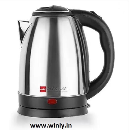 Stainless Steel Cello Electric Kettle Litre Cello Quick Boil 700