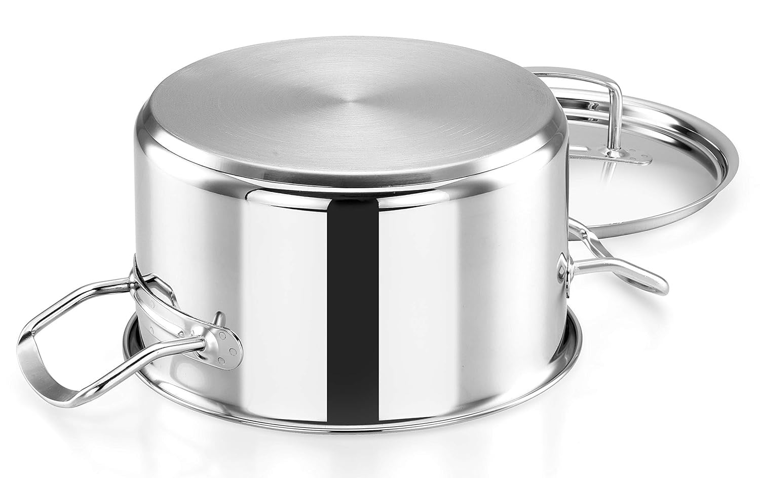 Ahrudh Cook Pot Encapsulated Base Stainless Steel