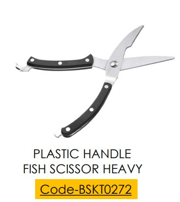 Plastic Handle Fish Scissor Heavy HSKT0272