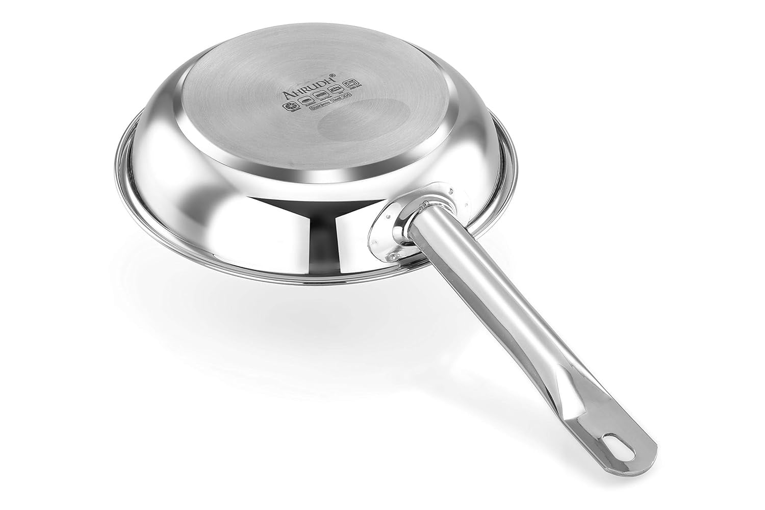 Ahrudh Fry Pan Encapsulated Stainless Steel Bottom