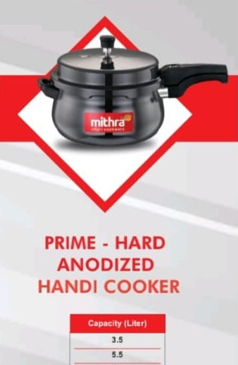 Mithra Prime Handi Pressure Cooker - Hard Anodized