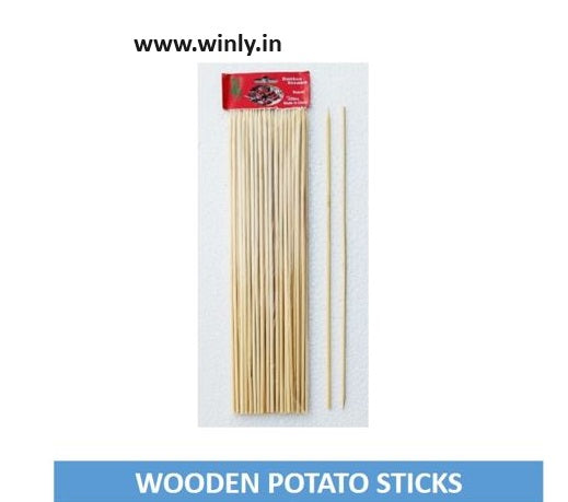 Wooden Potato Stick 12"