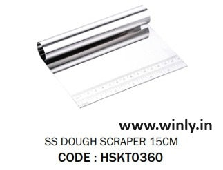 SS Dough Scrapper 15cm