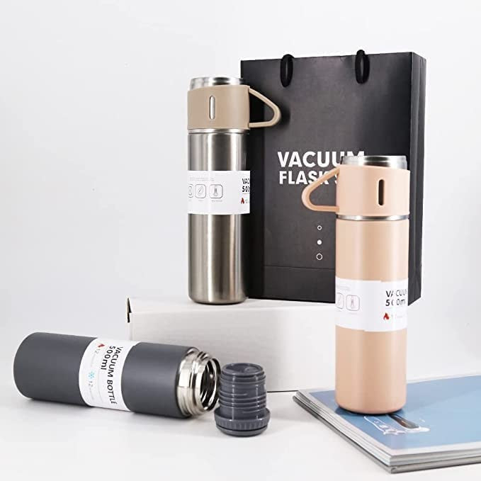 Vacuum Flask With Cup Set
