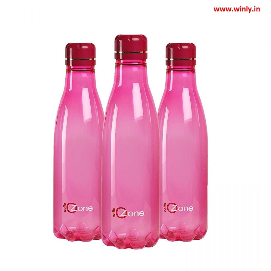 Cello Ozone Water Bottle Set of 3 Assorted Colours