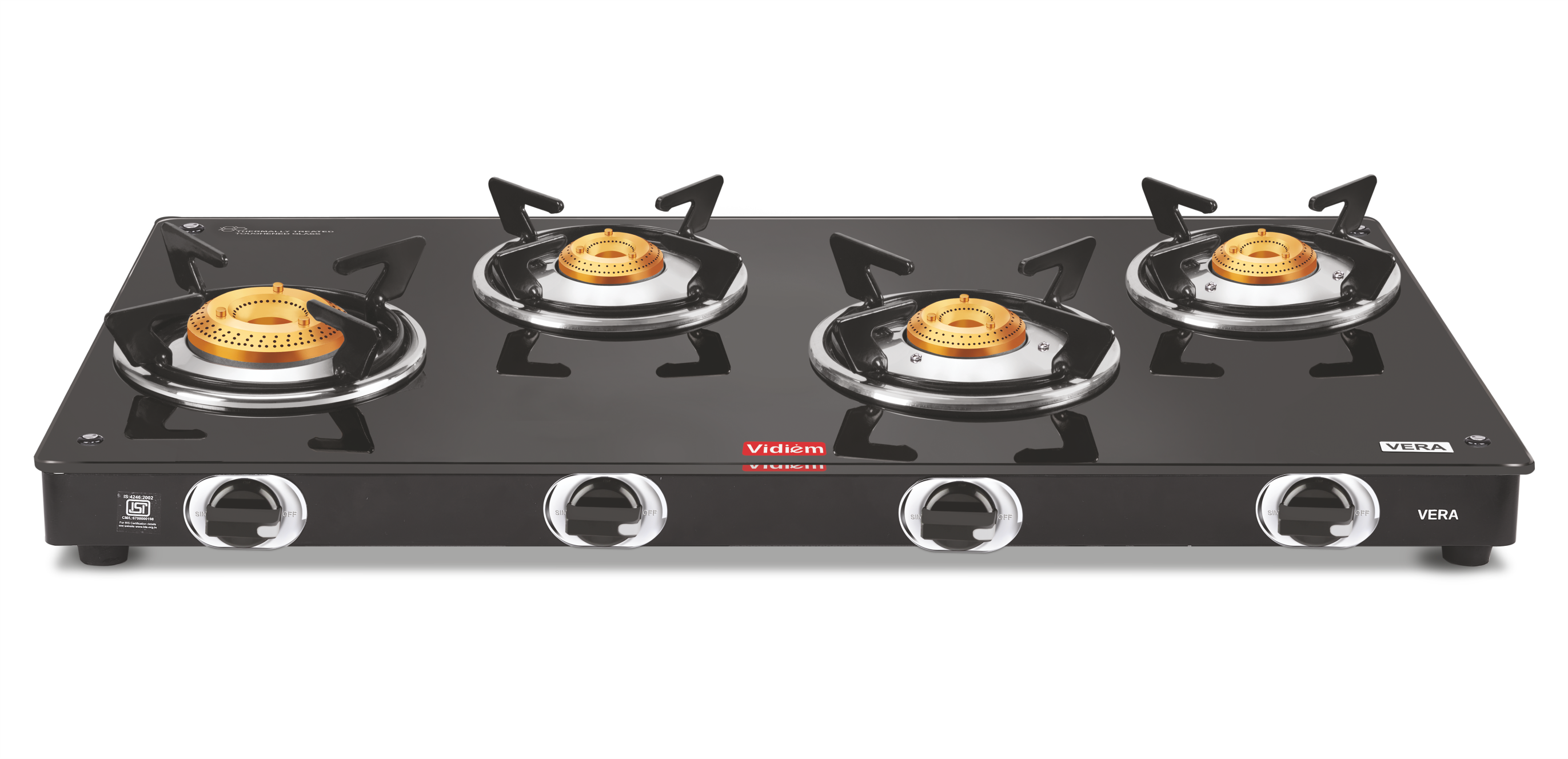 Vera 4B Ceramic Vidiem Stove Precision Cooking its Finest Powerful