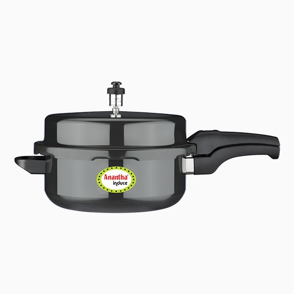 Anantha Graphite Induce Cooker –Induction Base Hard Anodized Extra deep Pressure Cooker (6.5 L)