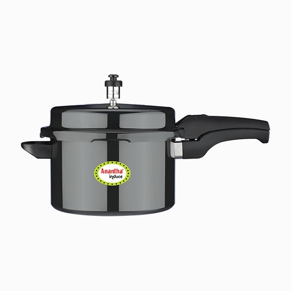 Anantha Graphite Induce – Induction Base Hard Anodized Pressure Cookers (5.5 L)