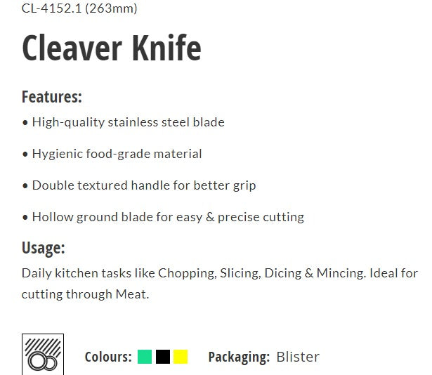 Kohe Cleaver Knife CL-4152.1 (263mm)