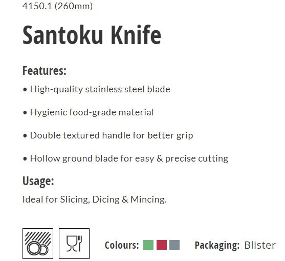 Kohe Santoku Knife 4150.1 (260mm)