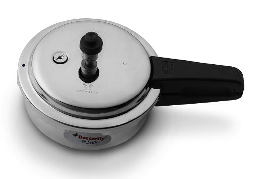 Butterfly Curve Pressure Cooker 2L – Safe Durable Cooking