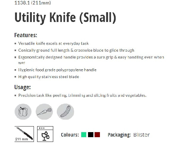 kohe Utility Knife (Small) 1138.1 (211mm)