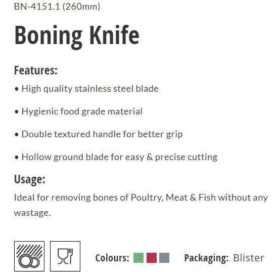 Kohe Boning Knife BN-4151.1 (260mm)